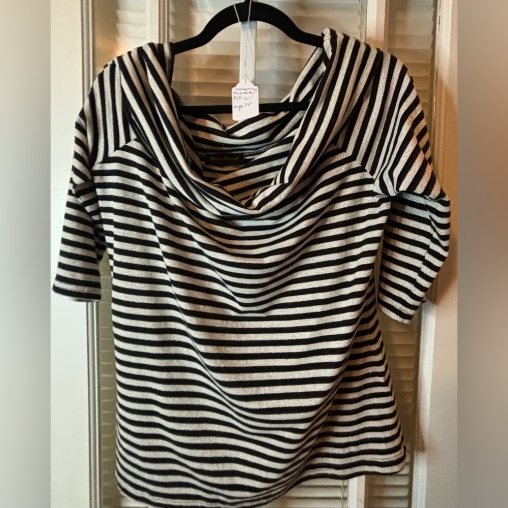 Ashley Stewart Striped Blouse